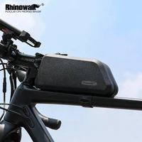 Rhinowalk-Bolsa de bicicleta de 1,5 l para tubo superior, carcasa dura, resistente al agua, bolsa estable para cuadro de ciclismo, accesorios para bicicleta de carretera