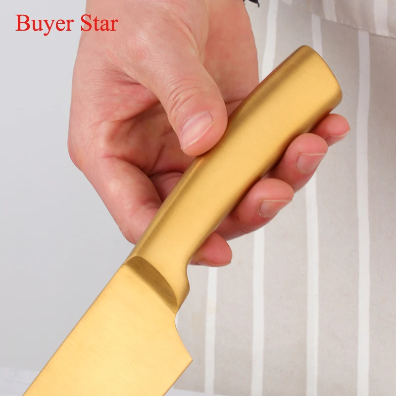 Colorful Durable Kitchen tools Boning Knife Cleaver Stainless Steel cutter- 6.3Inch Blade -Metal Long Handle For BBQ Restaurant