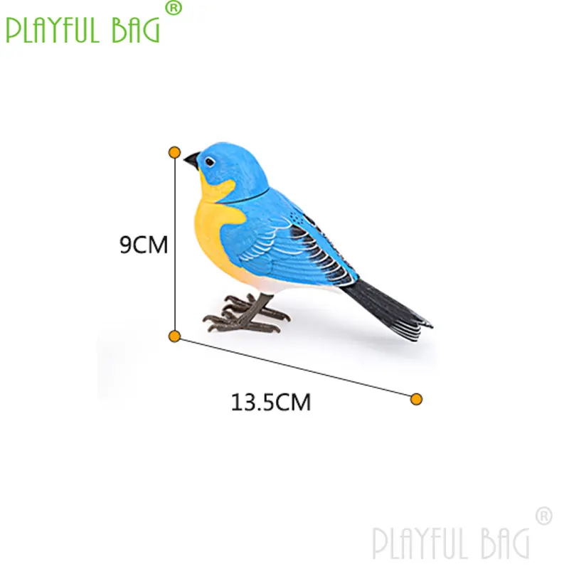 Christmas interactive puzzle simulation voice control induction electric singing bird toy children's Ornament Gift vd32