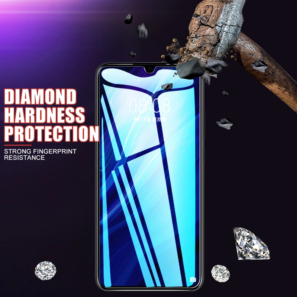 Protecteur d'écran, 2 pièces, film en verre trempé pour huawei P40 pro plus lite E