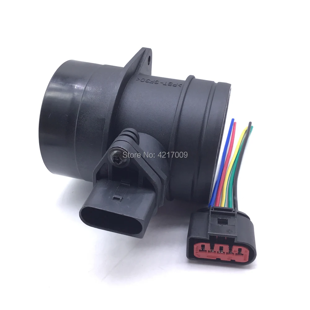 

Mass Air Flow MAF Meter Sensor Plug Pigtail Connector For Audi A3 A6 RS6 S3 quattro TT 1.8 T SEAT Leon 1M1 0280218065 06A906461M