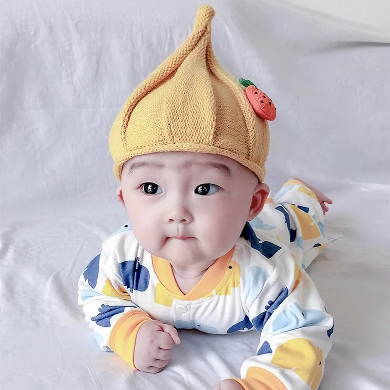 Knitted Kids Beanie Cap Infant Baby Boy Girl Hat Warm Children Baby Autumn Winter Girls Hat For Kids Toddler Muts Bonnet Enfant