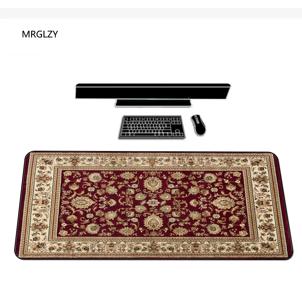 

MRGLZY Beautiful Persian Carpet Design Unique Gamer Mouse Pad Keyboard Rest Gaming Pc Gaming Desk Gaming Mouse Pad