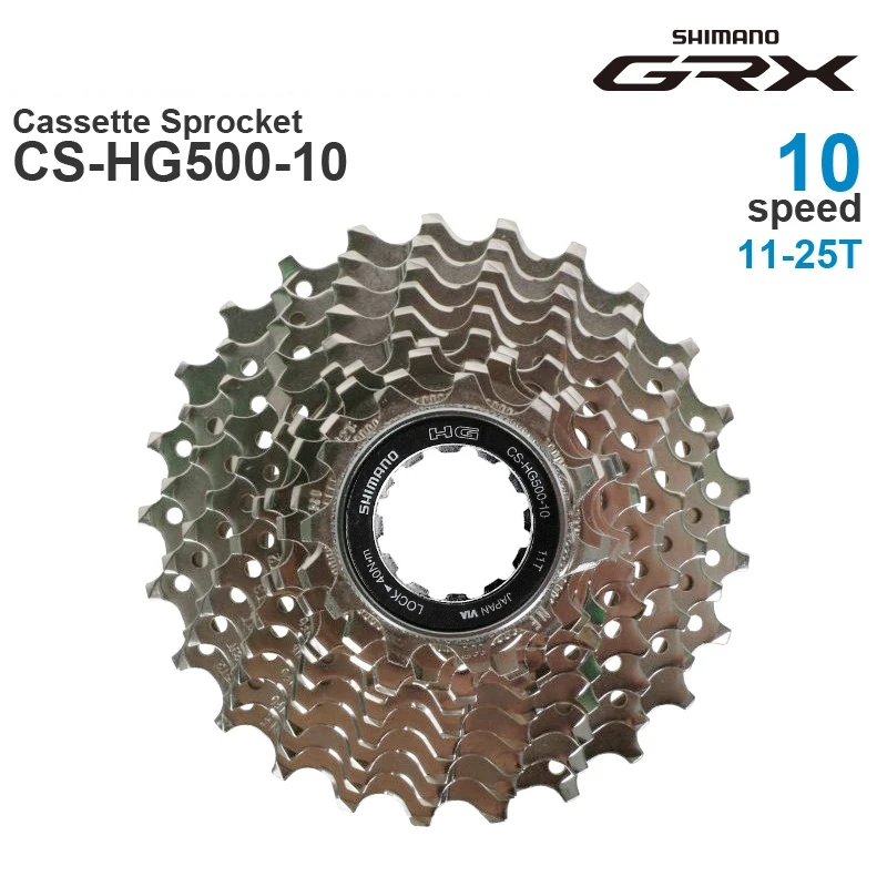 SHIMANO DEORE GRX 10v Cassette Sprocket  10-Speed HYPERGLIDE HG50-10 11-36T MTB / HG500-10 Road bike - Original parts