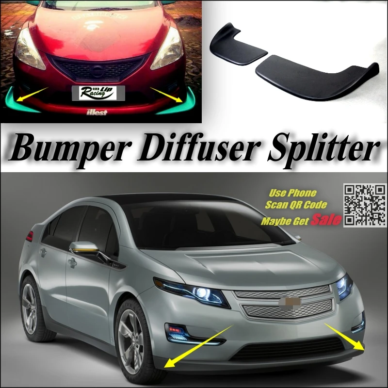 

Car Splitter Diffuser Bumper Canard Lip For Chevrolet Ampera Tuning Body Kit / Front Deflector Car Flap Fin Chin / Reduce Change