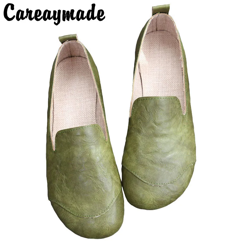 Careaymade-Literature and art leisure versatile flat sole single shoes women's lazy Doudou shoes Flat-soled Leisure Shoes