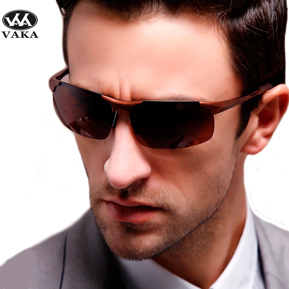 

New Fashion Men Polarized Sunglasses Designer Driving Vintage Sun Glasses UV400 Oculos De Masculino 8179