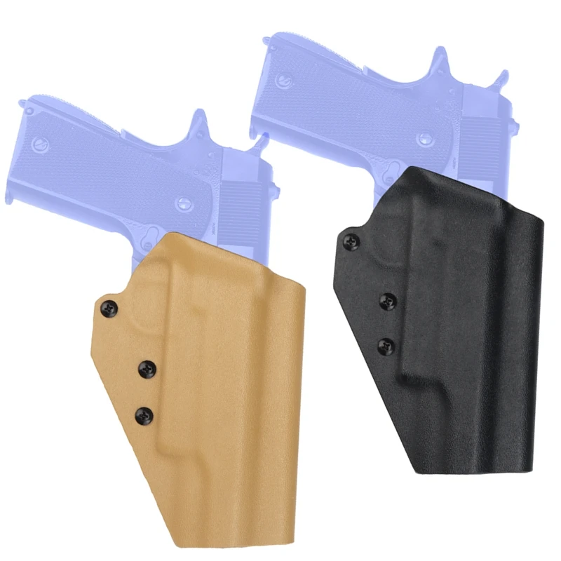 

1911 Gun Holster IWB Kydex Colt Commander 1911 Drop Leg Gun Holster Outside Waistband Carry Pistol Case QLS Holster Platform