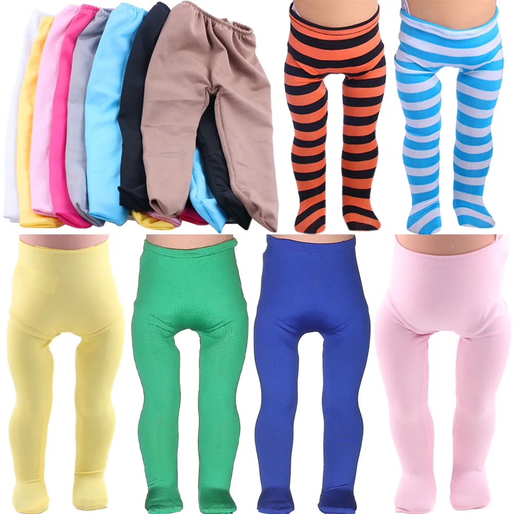 Leggings per bambole Reborn da 43cm, pantaloni per bambole americane da 18 pollici, accessori per vestiti per bambole i migliori regali e giocattoli di natale per bambini