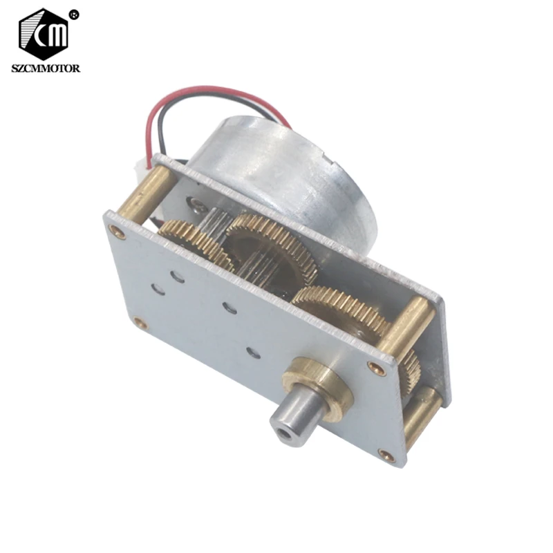 

Flat Gearbox High Torque Gear Motor 3v-12v Low Speed Noise Micro Metal Motor Reductor Reversible CW CCW Hard Metal Gear Motors