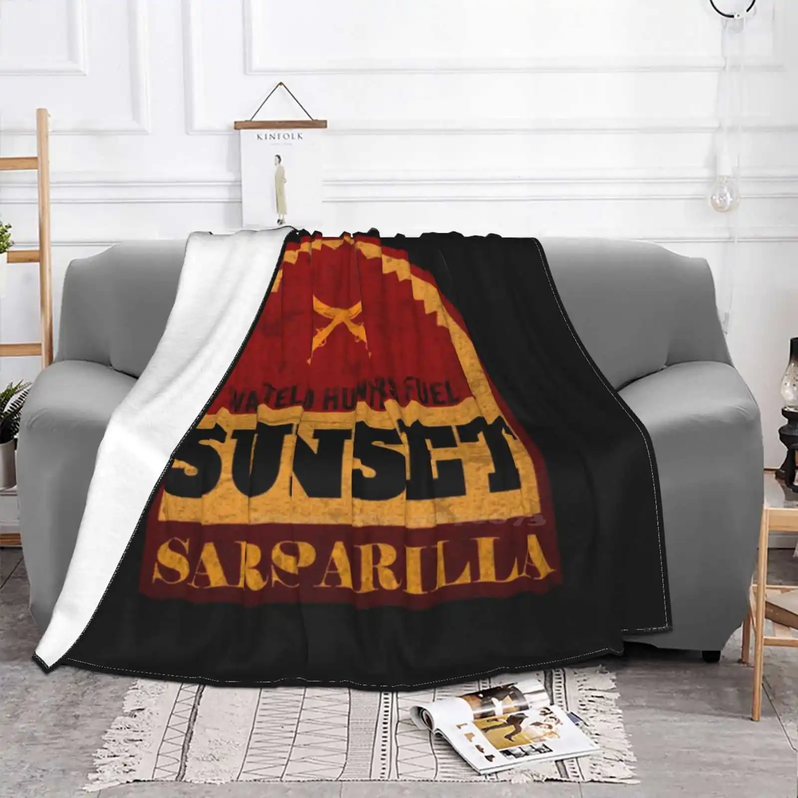 Er Fuel Trend Style Funny Fashion Soft Throw Blanket Apocalypse Sunset Sarsparilla Video Games Wander Courier Waste Land Dlc