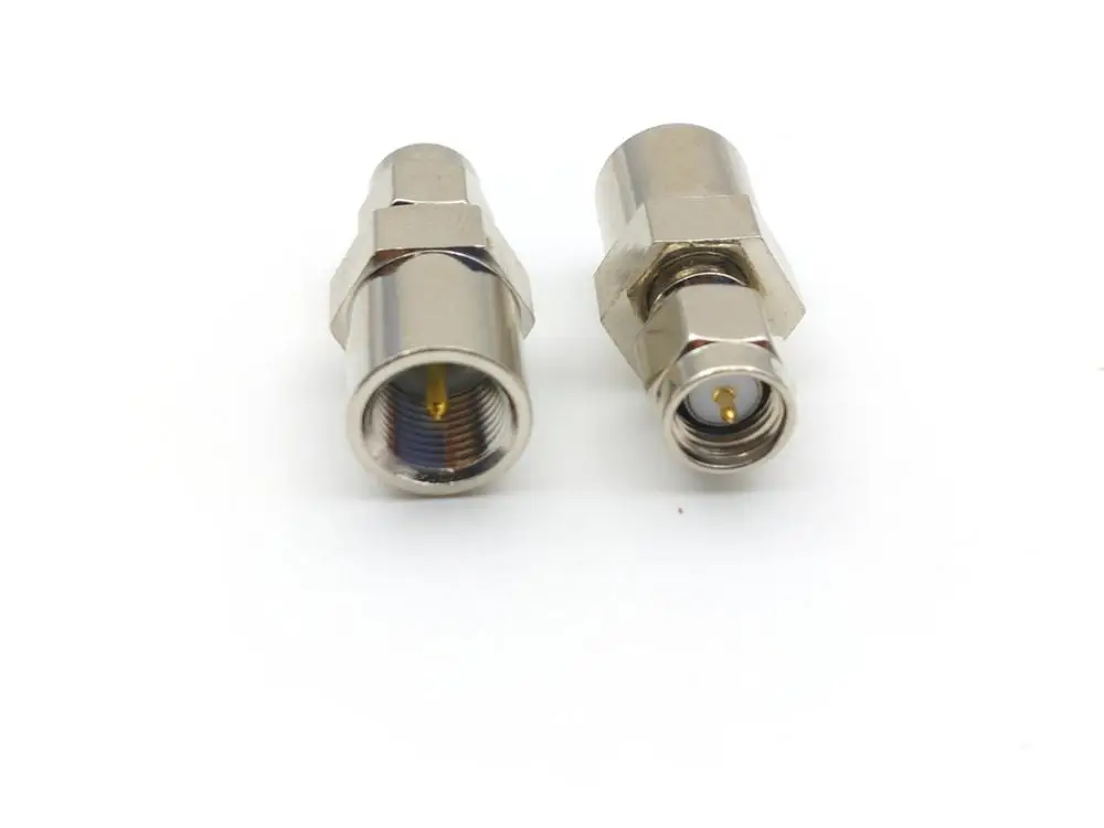 adaptador de conector fme macho para sma macho adaptador de conector rf com 100 pecas 01