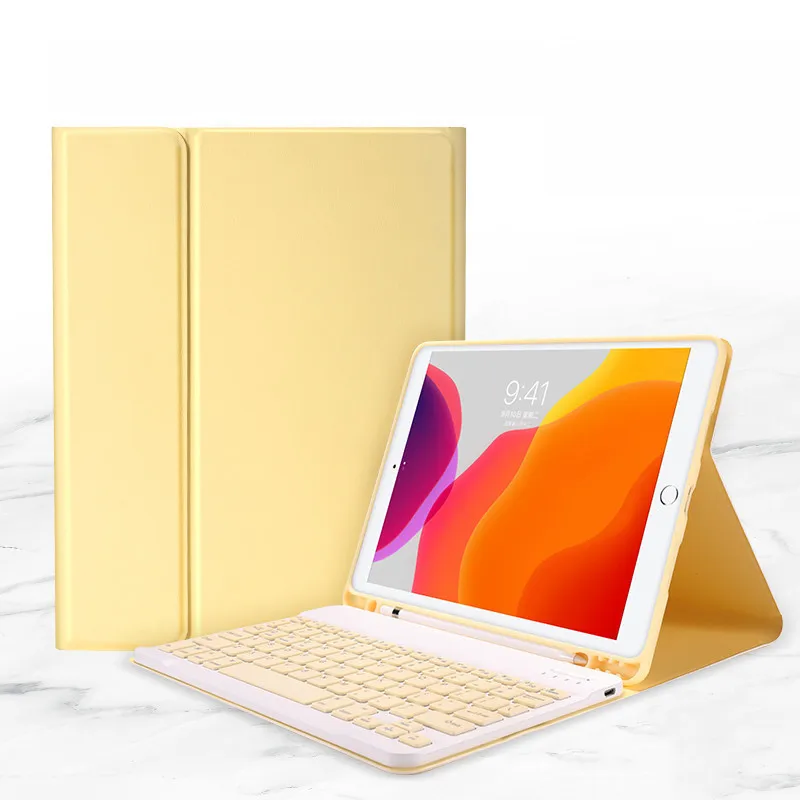 For iPad Air M4 2026 Case Keyboard Stand Case for iPad 10th 11th 12th Generation Air 10.9 Pro 11 10.5 Russian Spanish Korean