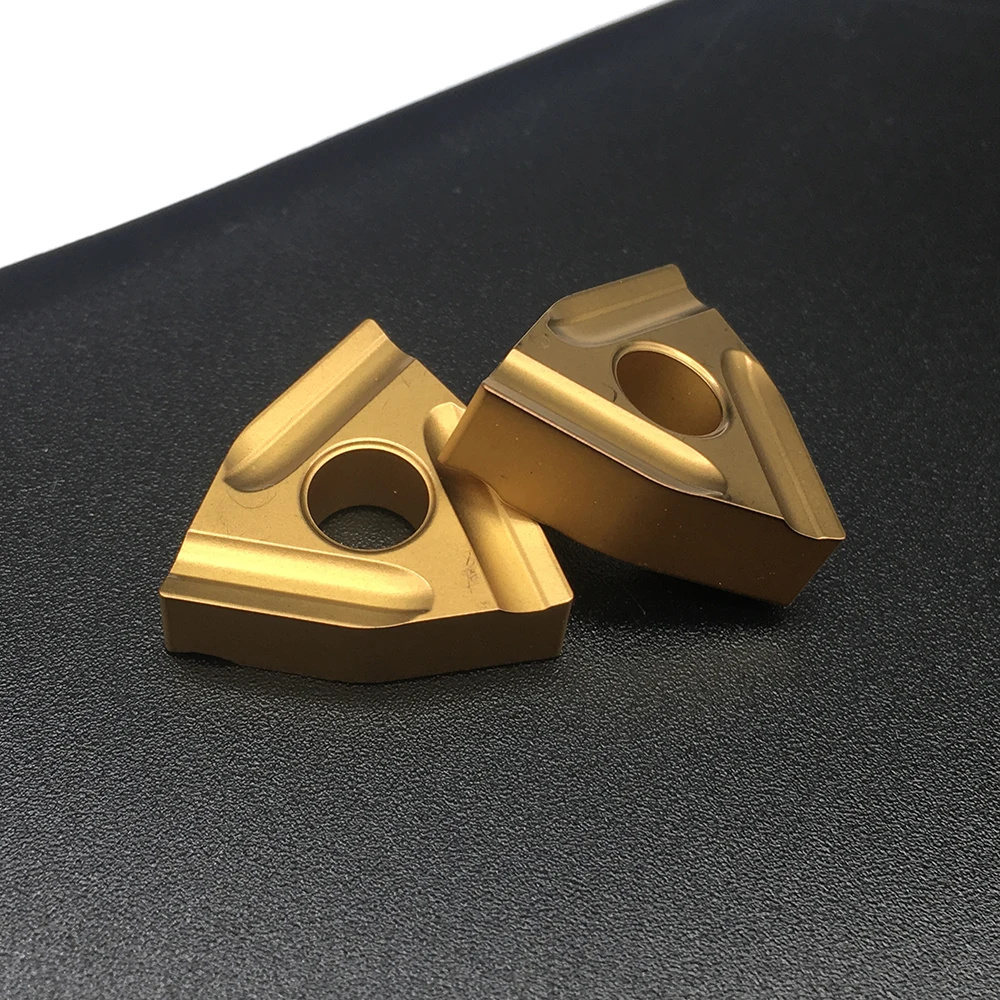 Herramienta de torneado de alta calidad, insertos de carburo de Metal CNC, piezas de máquina, herramienta para piezas de acero, WNMG080404R-S T9125, 100% Original, 10 Uds.