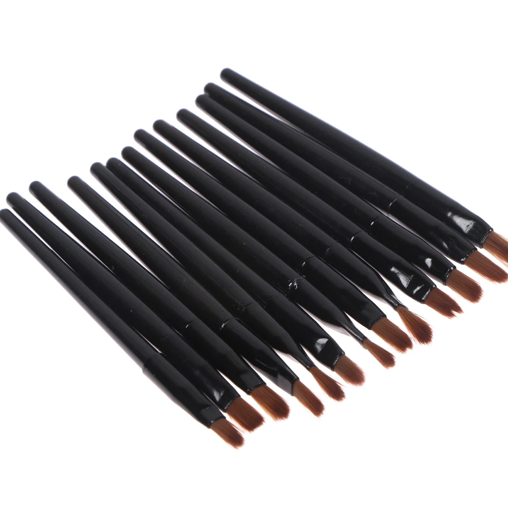 50Pcs Disposable Lip Brush Gloss Wands Applicator Professional Makeup Cosmetic Brush Lip Liner Brush Eyeliner Brush Makeup Tools