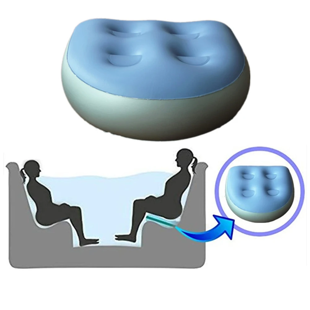 Coussin de siège de bain gonflable, pour SPA/eau Air, à double usage, Anti-hémorroïdes