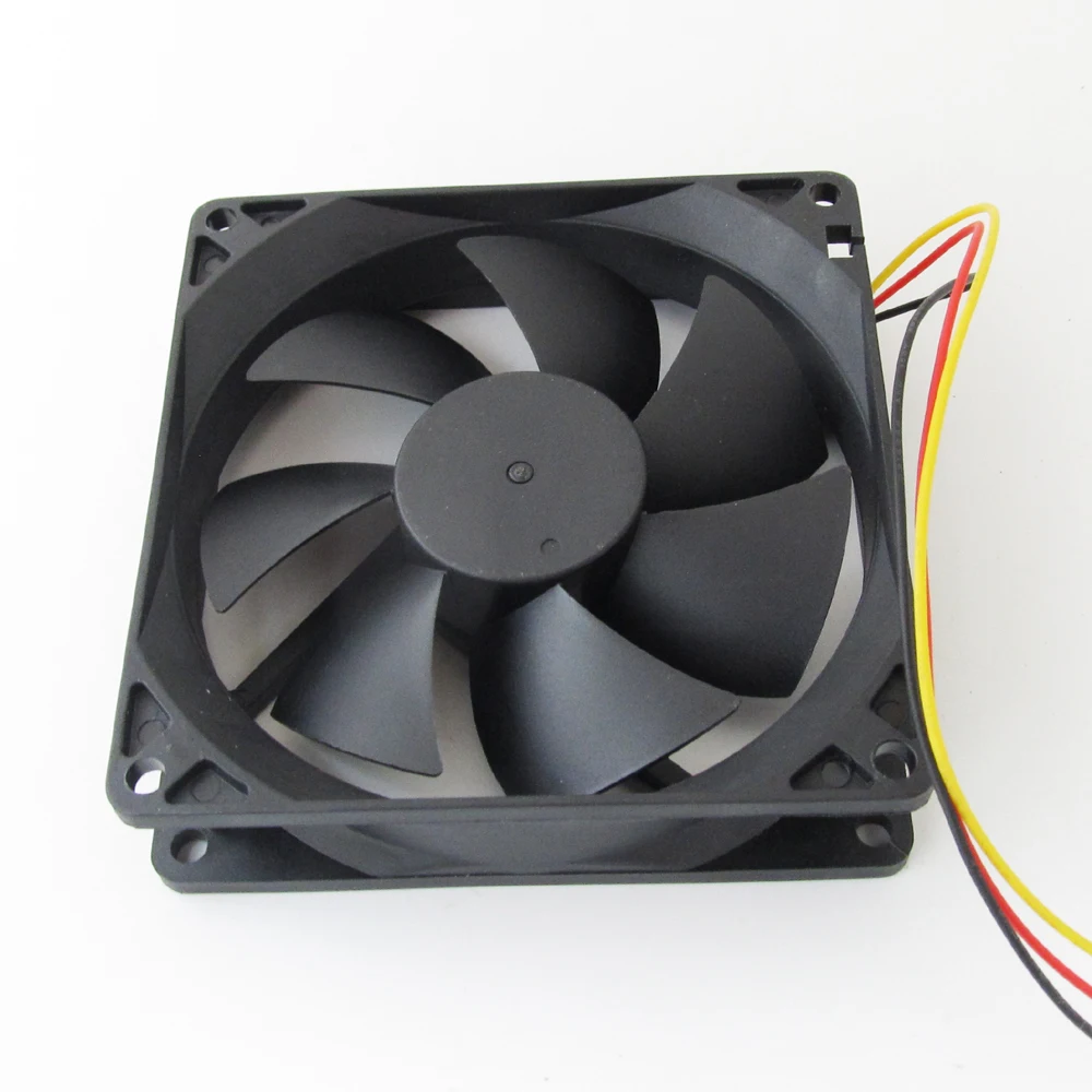 1pc Brushless DC Cooling Fan 24V 0.15A 92mmx92mmx25mm 90mm 9025 7 blades 3pin