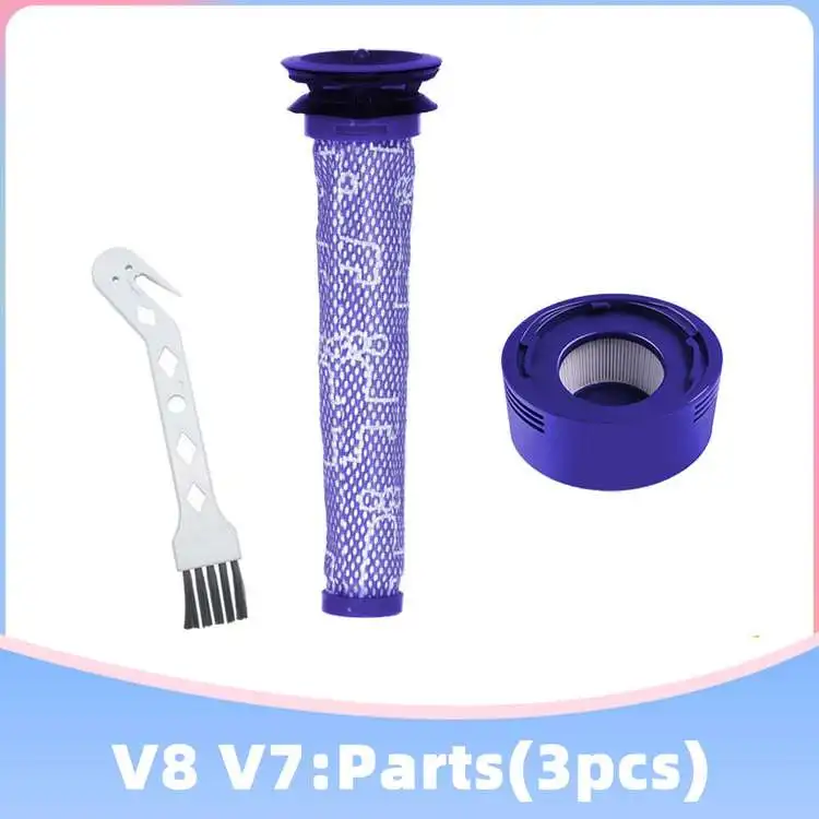 Compatible For Dyson SV11 V7 Motorhead SV10 V8 Animal/Absolute Vacuum Assemble Pre Post Filter Replacement Parts Accessories