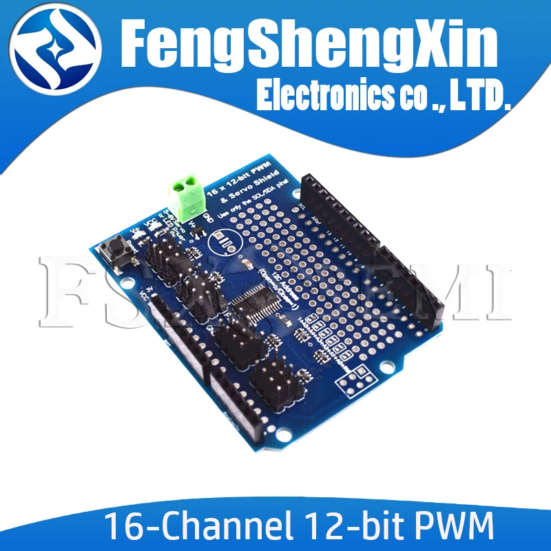 16 Channel 12-bit PWM/Servo Driver-I2C interface PCA9685 for arduino or Raspberry shield module