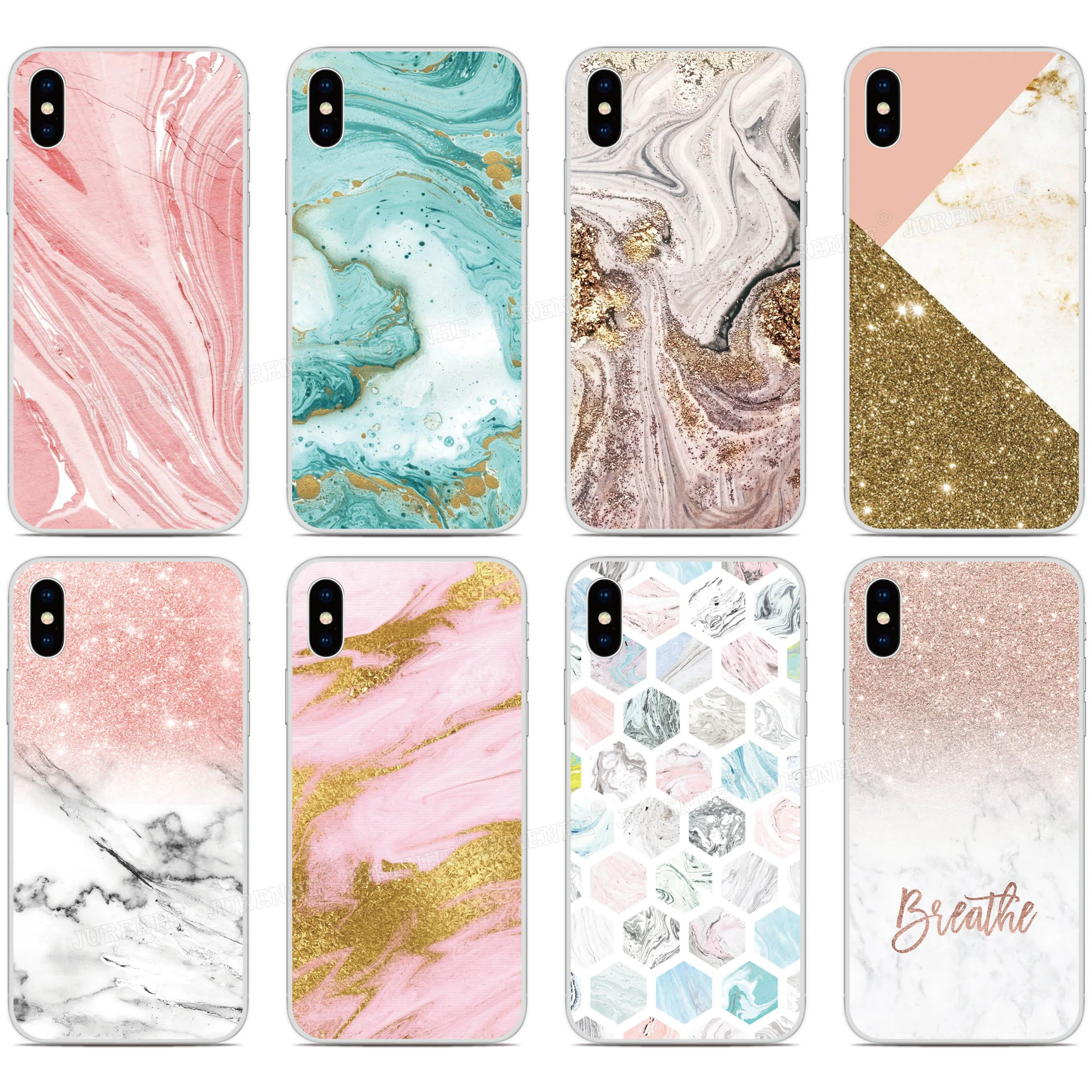 Not Glitter Printed Marble Phone Case For UMIDIGI Bison GT A7S A3X A3S A3 A5 A7 S5 A9 Pro F2 F1 Play Power 3 X One G5 G3 Cover