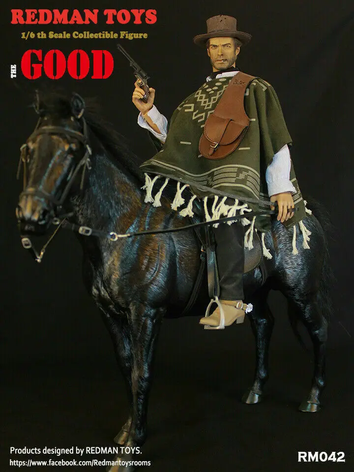 REDMAN TOYS RM042 1/6 Scale Good West Cowboy Full Set Model 12'' Male Soldier Action Figure Dolls For Collection