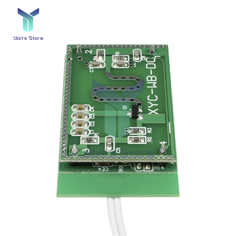 5.8GHz Microwave Radar Active Induction Sensor Module Trigger Switch Board 3.3-20V DC 6-9M 360° Detection No Dead Angle For Ardu