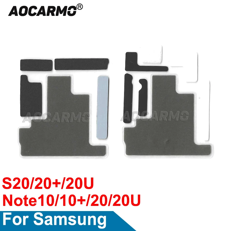 For Samsung Galaxy Note 10 10+ 20 Note10+ Note20U S20 Ultra Plus Back Cover Heat-dissipating Silicone Sticker Graphite Heat Sink