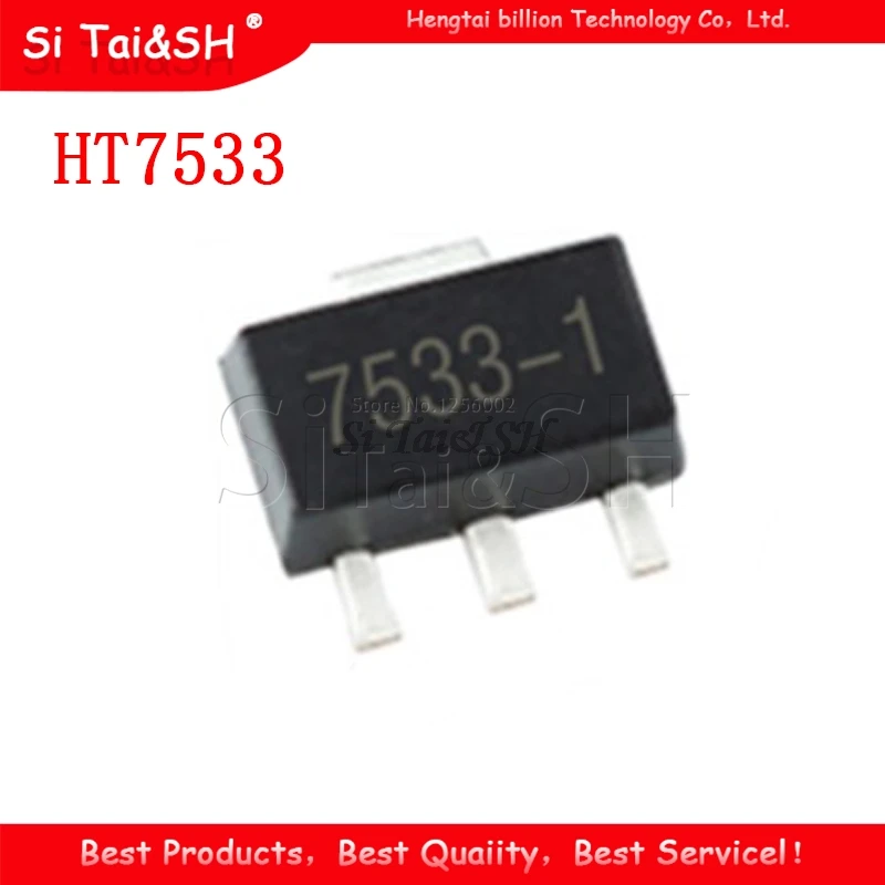 20PCS HT7533 SOT HT7533-1 SOT-89 HT7533-A SOT89 SMD new  voltage regulator IC