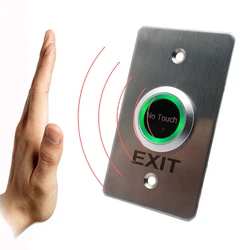 Touchless Door Access Control Release Switch IR Contactless No Touch Infrared Exit Button