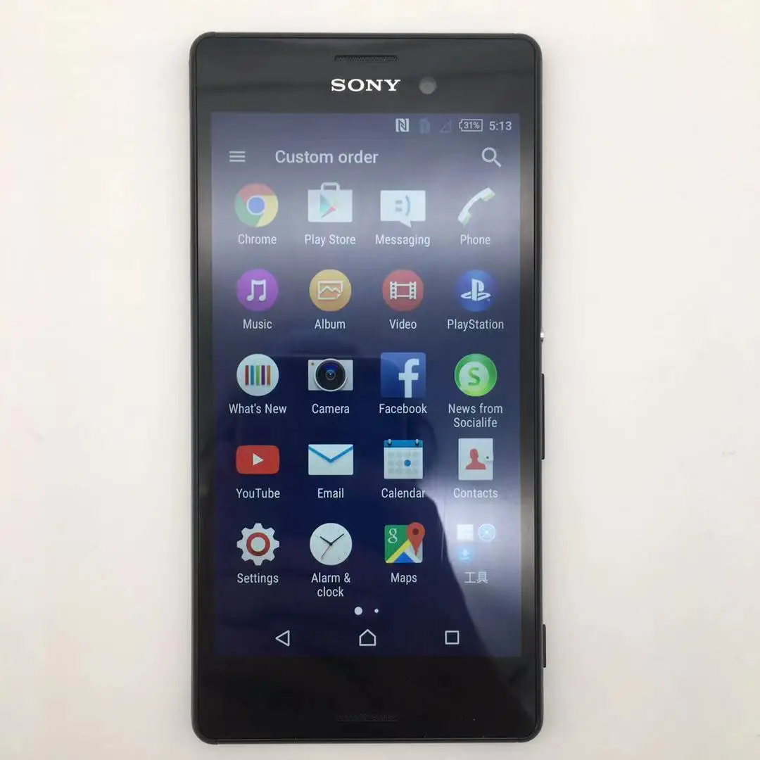 Imagem -02 - Sony Xperia-remodelado Celular Desbloqueado m4 E2353 Único Sim Telefone Android 5.0 13mp m4 Original