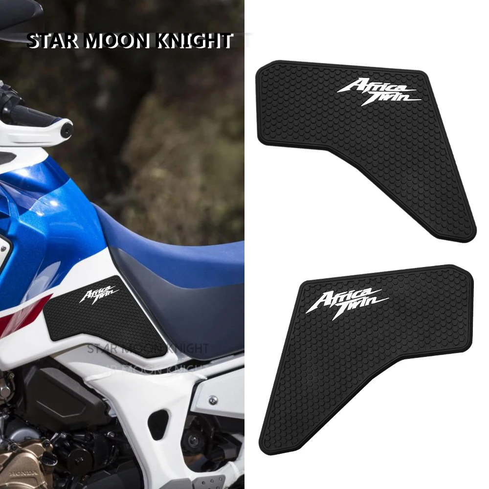 

Motorcycle Non-slip Side Fuel Tank Stickers Waterproof Pad Rubber Sticker For Honda Africa Twin CRF1000L Adventure Sports 2018 -