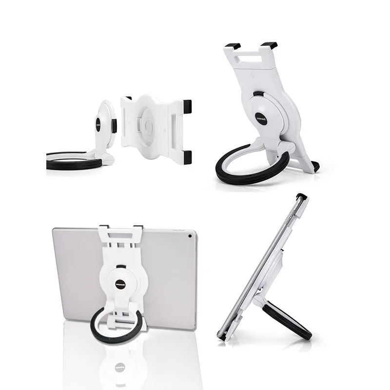 Tablet Stand Holder Stretchable bracket 7-10 inch Tablet 360 degree rotation desktop tablet Holder Handle ring support for ipad