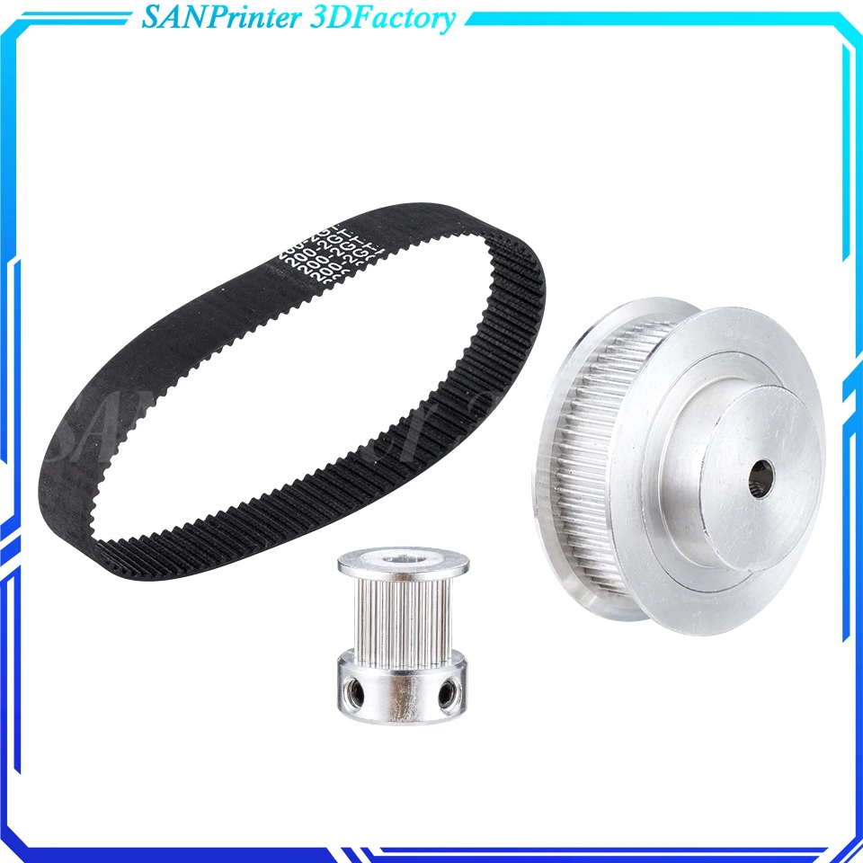 GT2 Timing Belt Pulley 60teeth 20teeth 5mm/8mm Reduction 3:1/1:3 belt width 6mm 10mm for 3D printer accessories