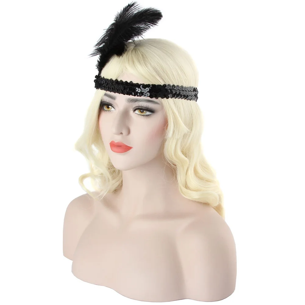 5 pz/set Flapper Girl Fancy Dress accessori Hen Party Charleston Gangster Gatsby Costume Kit LL @ 17