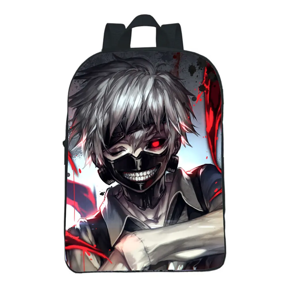 Mochila pequeña de Anime japonés Tokyo Ghoul para niños y niñas, morral escolar de dibujos animados para guardería