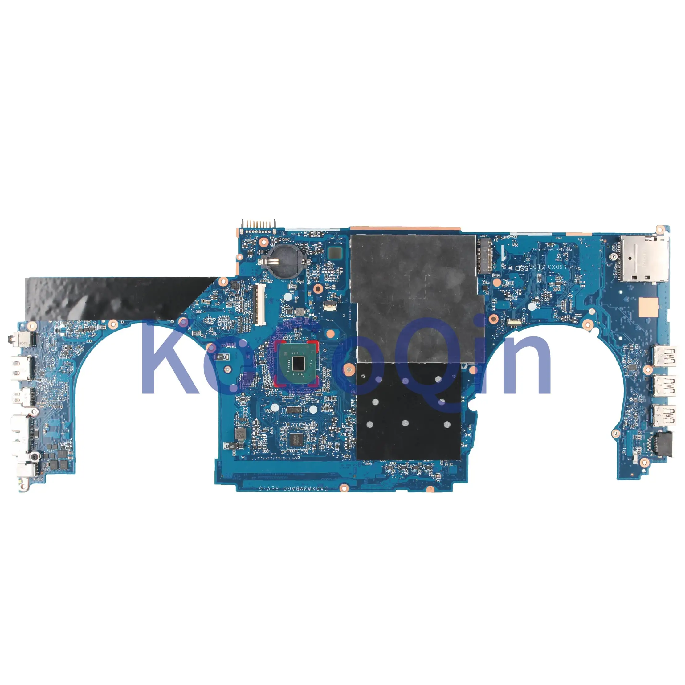 KoCoQin Laptop motherboard For HP ZBOOK 17 G5 SR3YZ I7-8850H Mainboard 937236-850 DA0XW3MBAG0 Laptop Motherboard