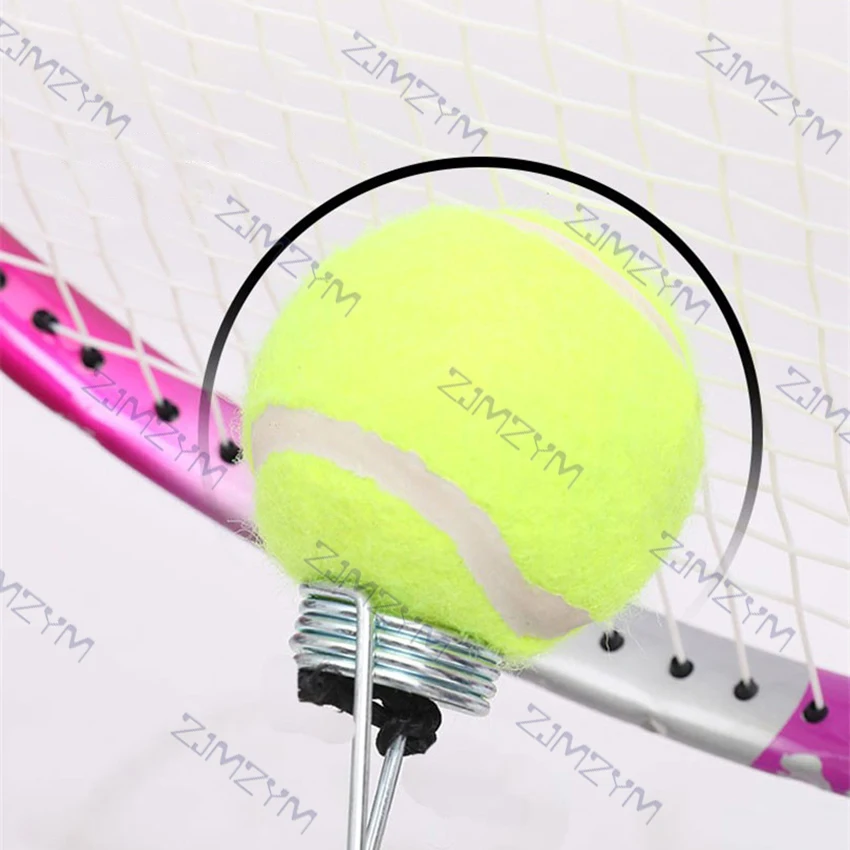 Single Adjustable Tennis Ball Exercise Trainer Professional Tennis Swing Training Beginners Self-Study Practice Rebound Tool