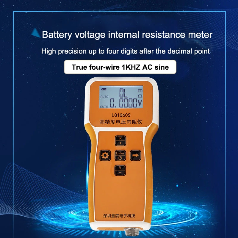 Imagem -02 - Lítio Bateria Tensão Resistência Interna Tester Medição de Alta Precisão Digital Battery Core Lq1060s 18650 100v
