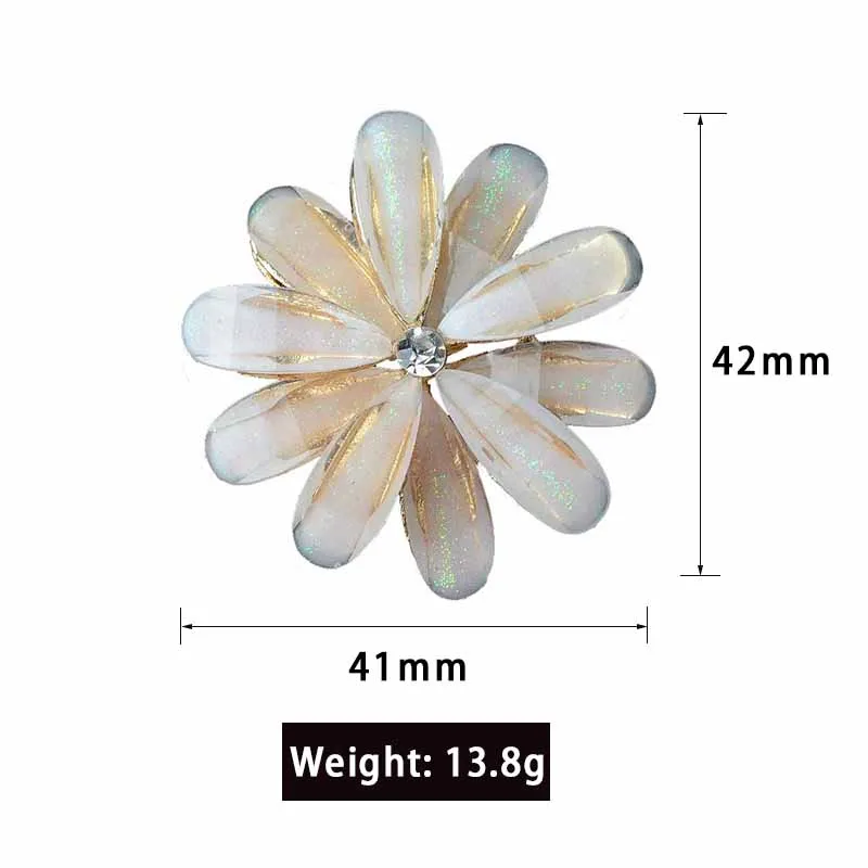 2pcs Flower Art Jewelry Supply For Professional Flatback Button For DIY Design White Finding Cap Needlework Accessory Wholesale