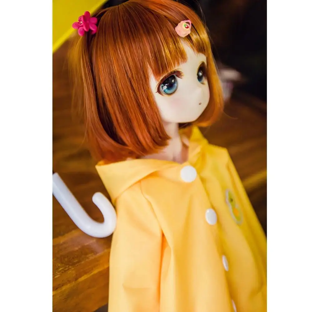 [wamami] Clear/Yellow RainCoat For 1/3 1/4 1/6 SD DZ AOD BJD Dolls Dollfie Outfits