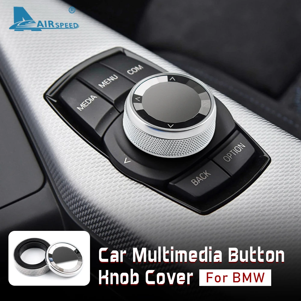 

Car Multimedia Button Knob Cover for BMW 1 3 5 6 7 Series X1 X3 X4 X5 X6 E90 E92 E70 E71 E60 F15 F20 F21 F30 F32 F10 F11 F06 F01