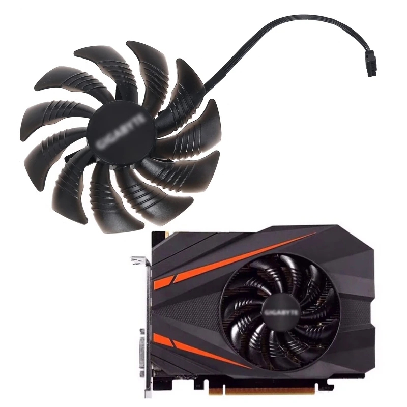 For Gigabyte GTX 1080 Mini Graphics Card 85mm for DC 12V Cooler Fan Replacement Accessories Graphics Card Cooling Fan