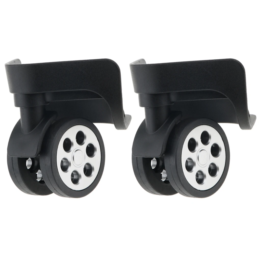 1 Pair Travel Bag Replacement Luggage Suitcase Wheels Swivel Casters A85