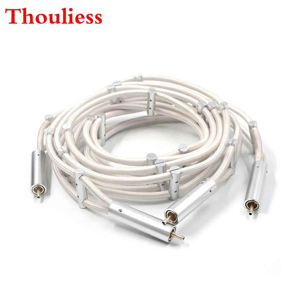 

Thouliess Pair Argento the Flow HiFi Audio RCA Cable Interconnect Cable for CD Player Amplitier Speaker Interconnect Cables