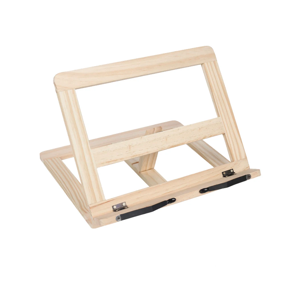 범용 나무 프레임 독서 책장 브래킷 태블릿 노트북 스탠드 홀더 랙, 핫세일