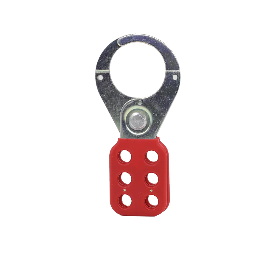 Hasp industriali blocco di sicurezza in acciaio a sei fori Hasp diametro 38mm blocco Hasp LOTO