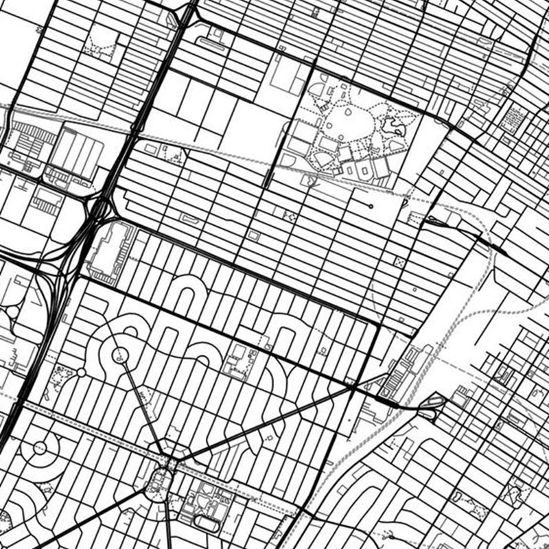 Black White Montreal Map Print - Star Map Poster ulasan dan harga