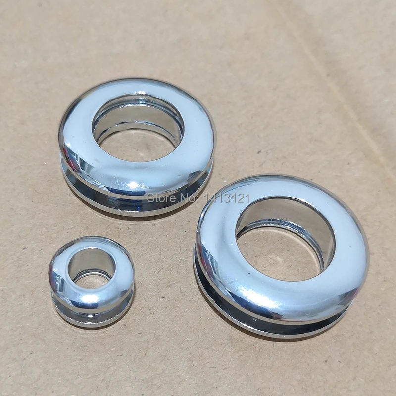 1PCS 28*15mm Chrome Plate Gas Hole Grommets Screw Threaded Connection Eyelet DIY Bag Belt Leather Craft Part Handmade Buckle