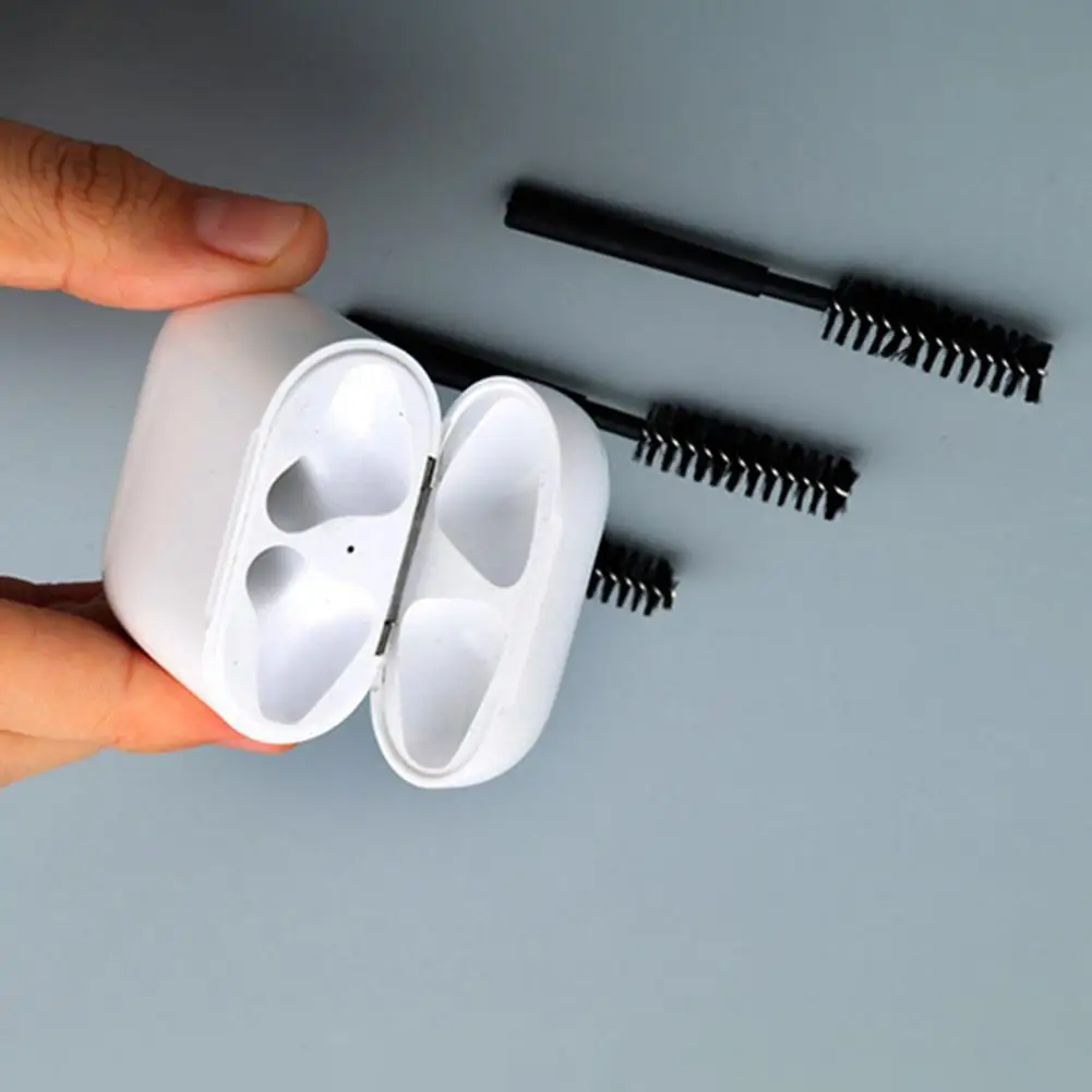 2 Buah Sikat Pembersih Banyak Digunakan Praktis Ringan Sikat Alat Pembersih Bluetooth Earphone Kotak Sikat Dedusting untuk Keyboard