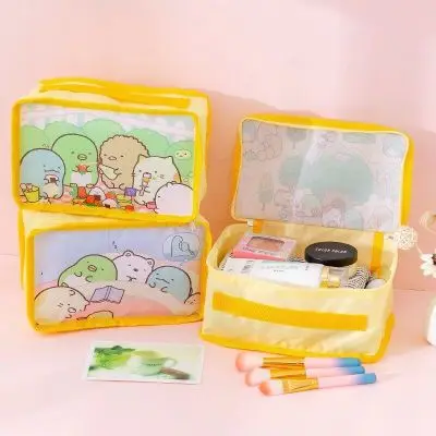 IVYYE Sumikko Gurashi-Bolso de viaje portátil, bolsa de viaje reutilizable, plegable, para equipaje, novedad